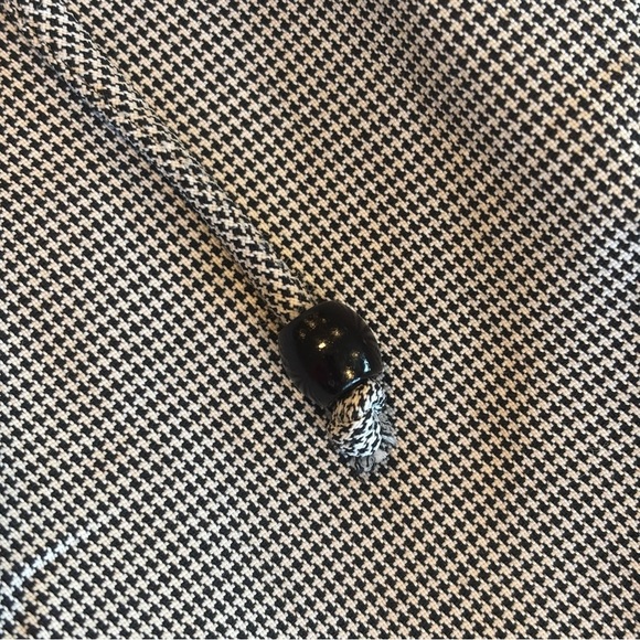 VINTAGE STEPHANIE PARKS‎ High Waist Black & White Pattern Mom Pants 90s Medium - Picture 13 of 15